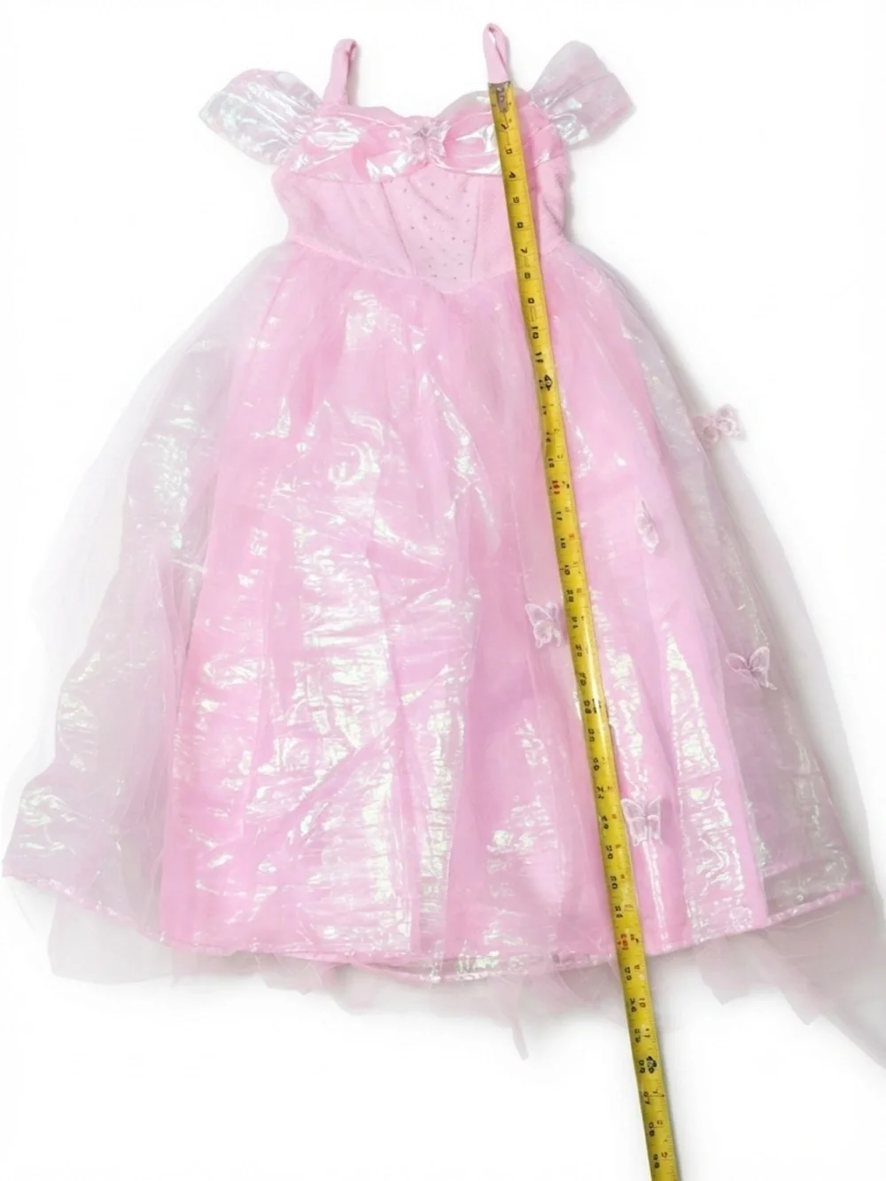 Fairytale by Pink & Violet Girls Dress Size 6X Pink Iridescent Princess